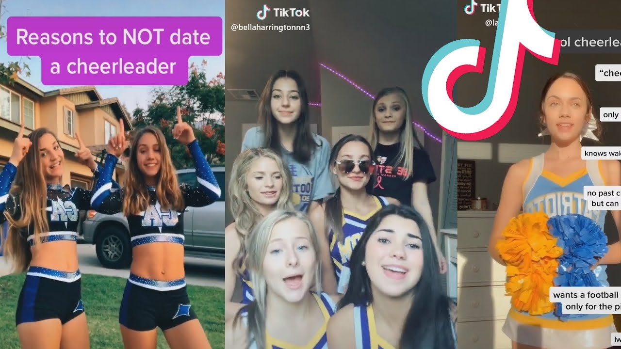 4 MINUTES OF CHEER LEADING TIK TOKS!