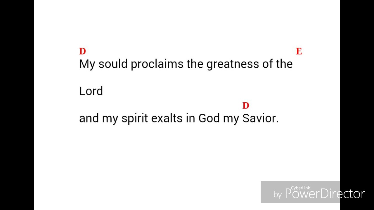 MAGNIFICAT Neocatechumenal Way  Luke 1 46-55