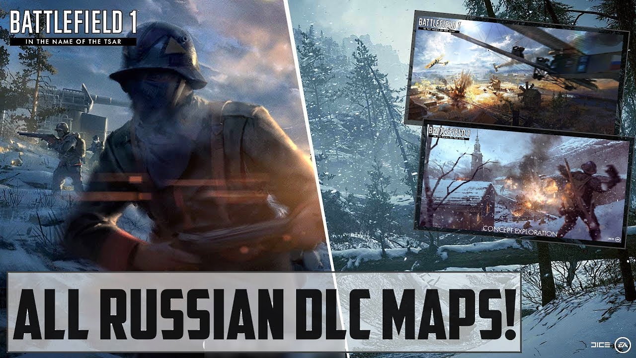 NEW DETAILS + 4 NEW MAPS | All Russian DLC Maps Overview - Battlefield 1 In The Name Of The Tsar