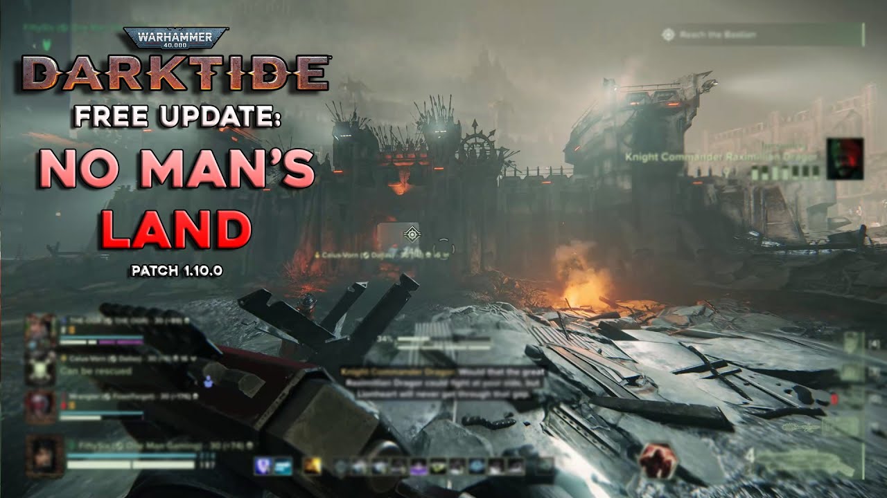 W40k: Darktide - NO MAN'S LAND NEW OPERATIONS MISSION (Arbitrator - SM&SS + Break the Line) AURIC