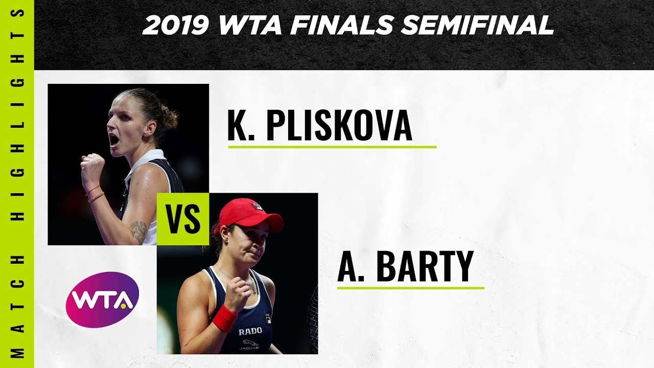 Ashleigh Barty v. Karolina Pliskova | 2019 WTA Finals | WTA Highlights