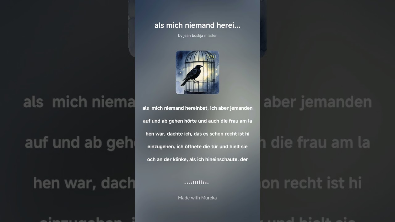 Als mich niemand hereinbat…