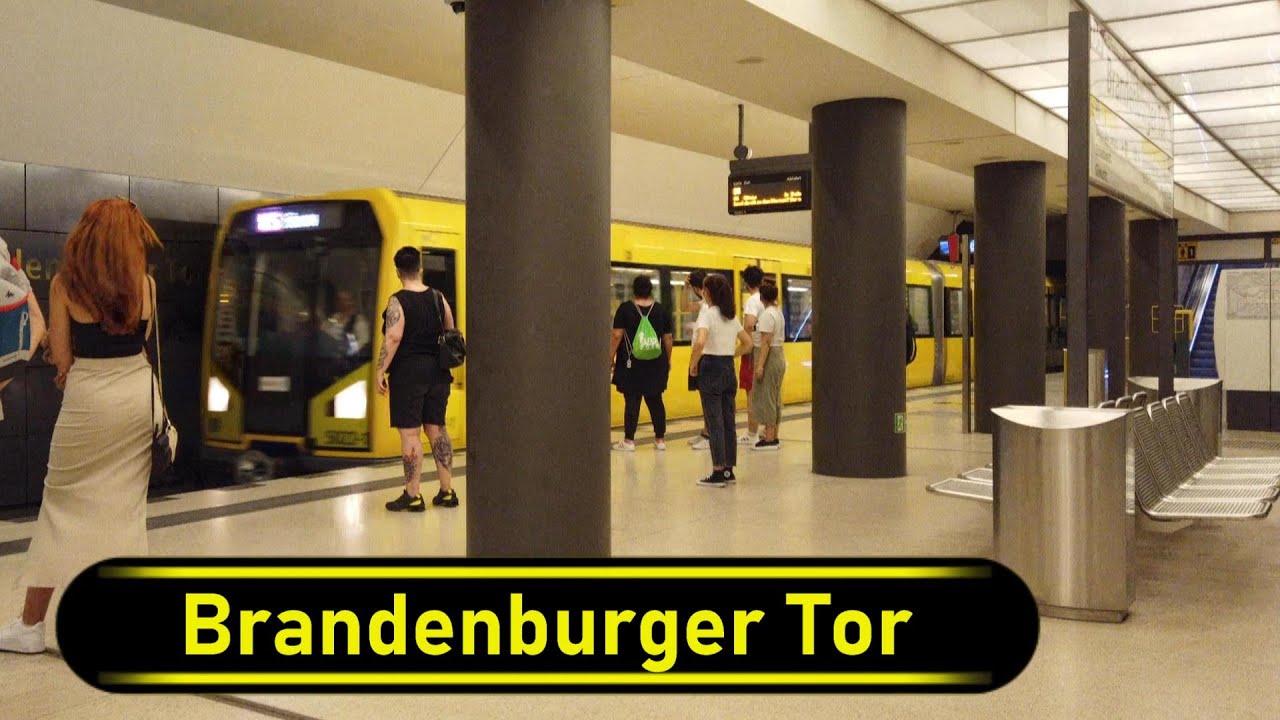 U-Bahn Station Brandenburger Tor - Berlin 🇩🇪 - Walkthrough 🚶