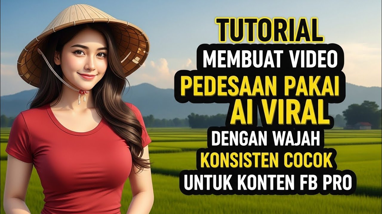 Tutorial Membuat Video Pedesaan Pakai Ai Viral Dengan Wajah Konsisten Cocok Untuk Konten FB Pro 🔥