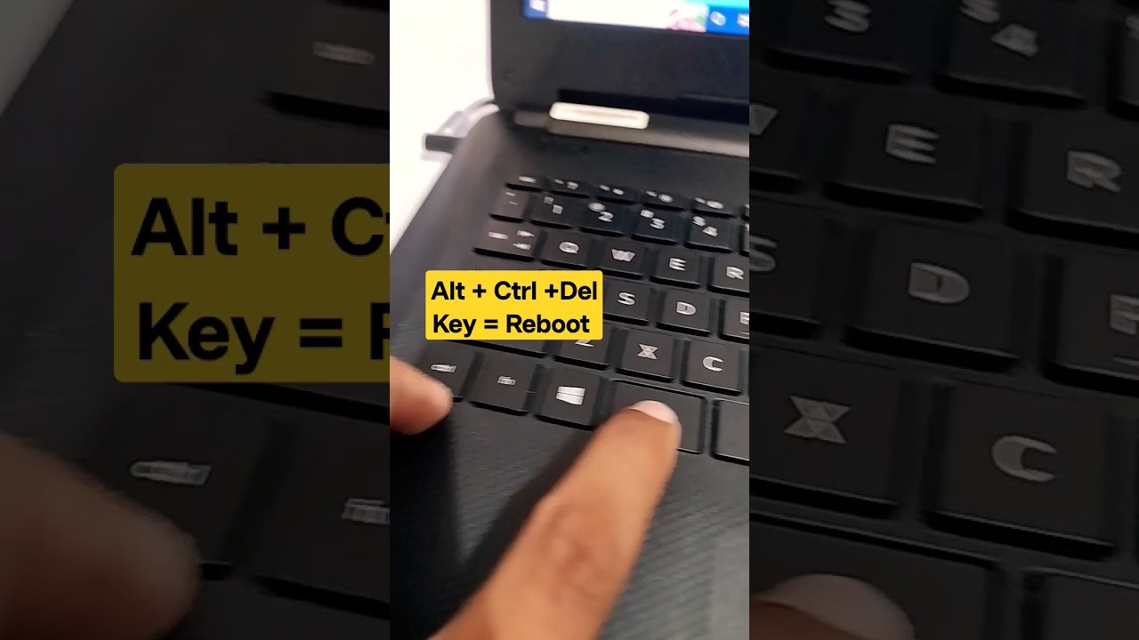 How to Reboot Laptop And PC#macnitesh#reboot#shortcut#2023shorts