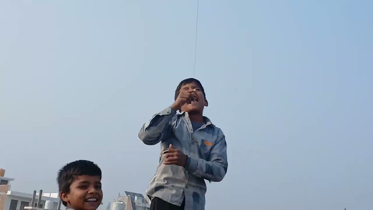 Aaj patang बाजी kari #patangbazi #patang 