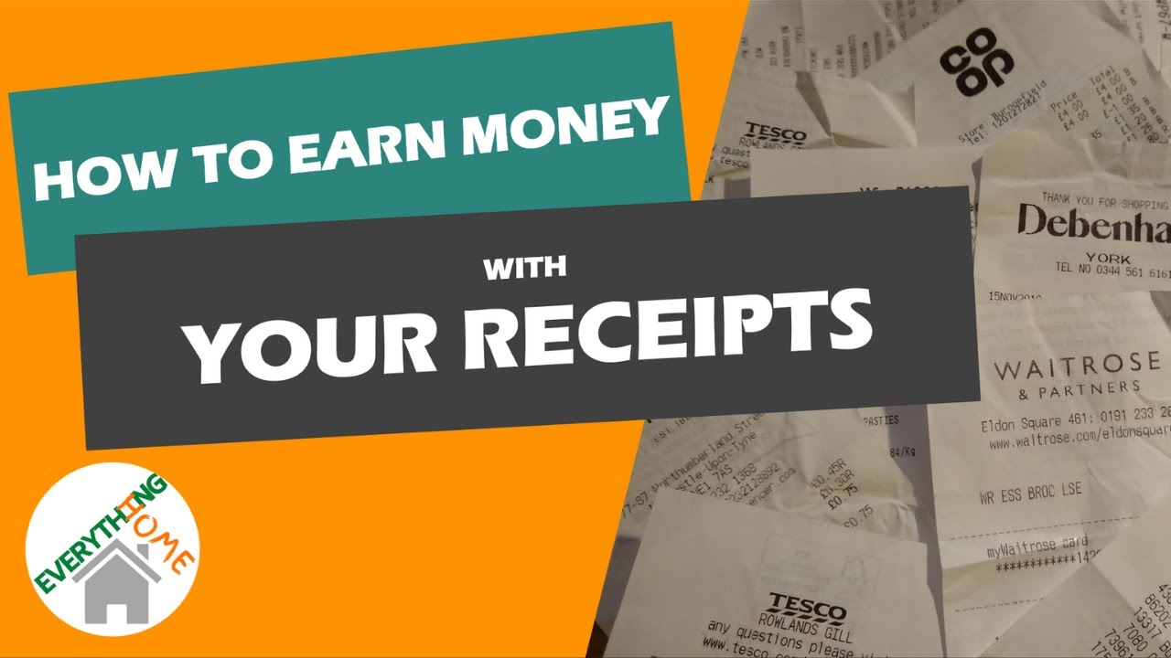 How To Earn Money With Your Receipts - FREE From Your Phone