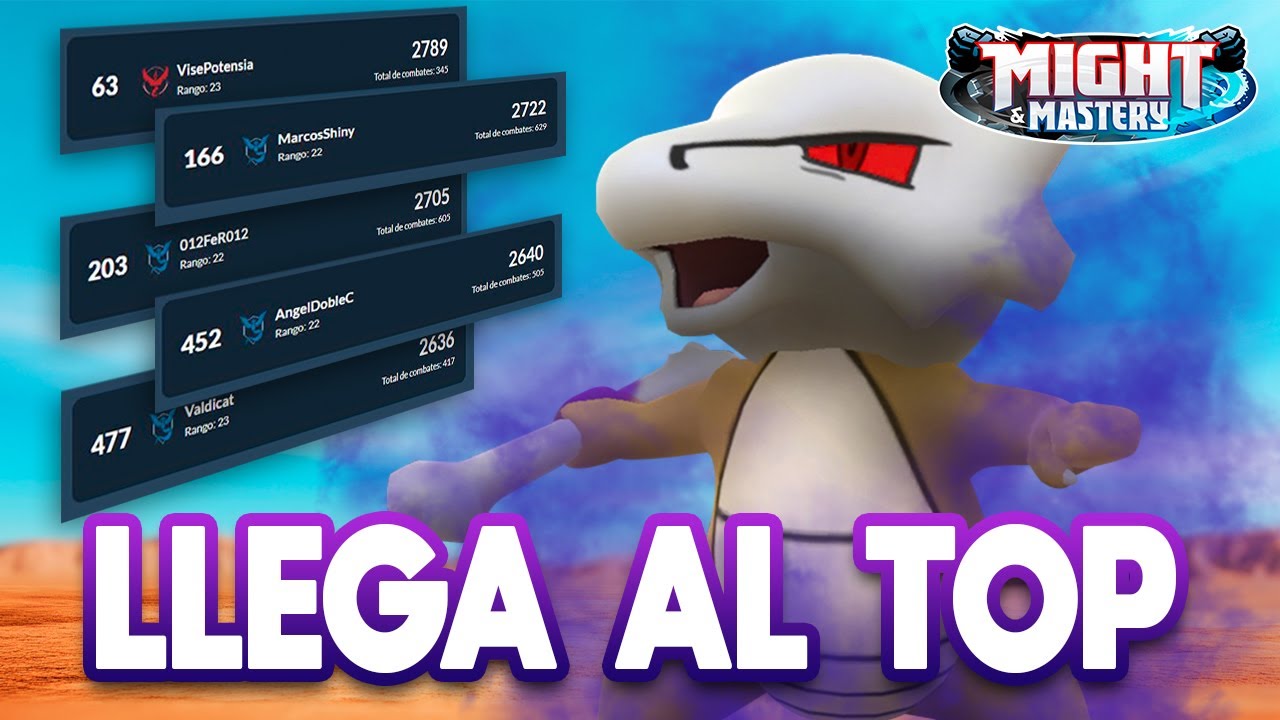 MAROWAK OSCURO SUBE AL TOP MUNDIAL | Pokémon GO | GBL