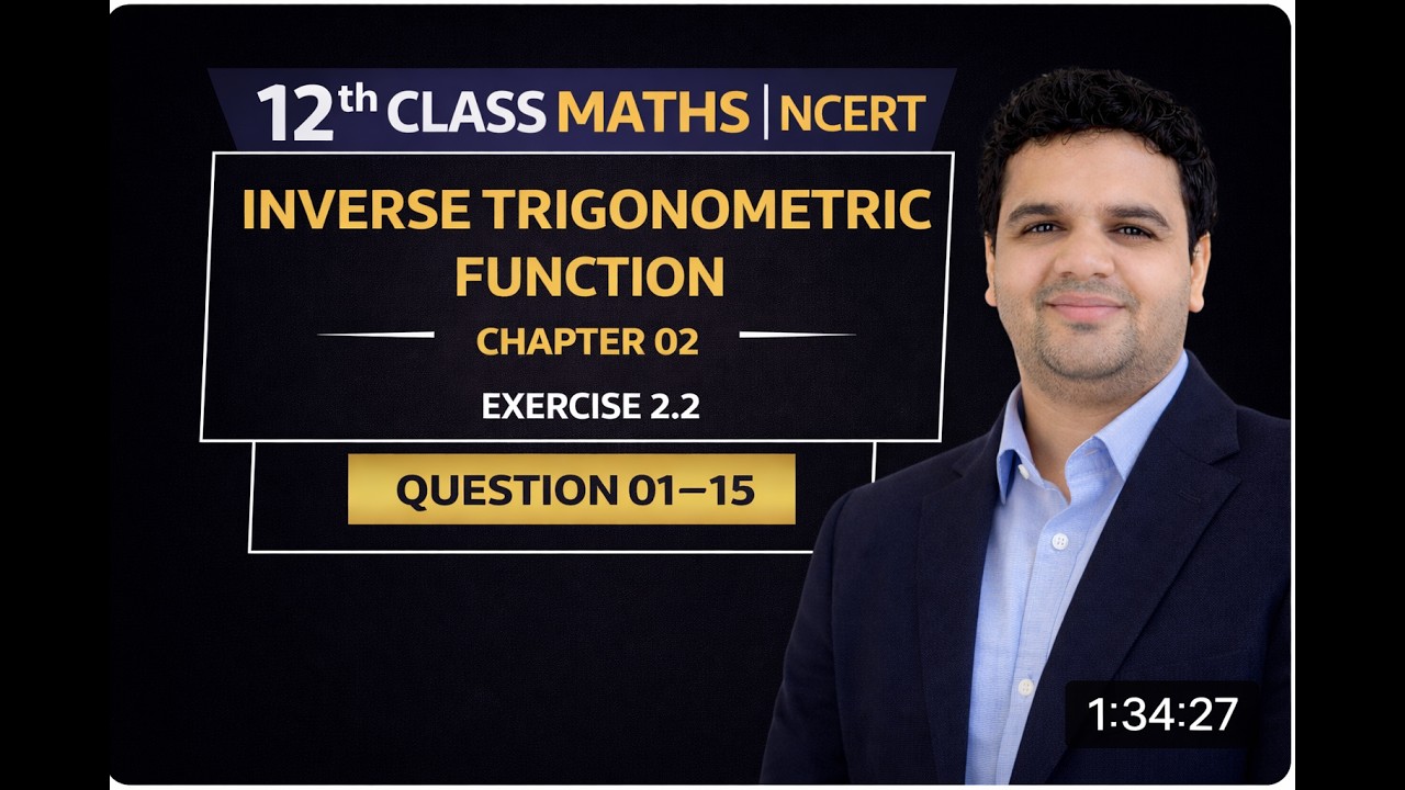 12th Class(inverse trigonometry Ex:-2.2