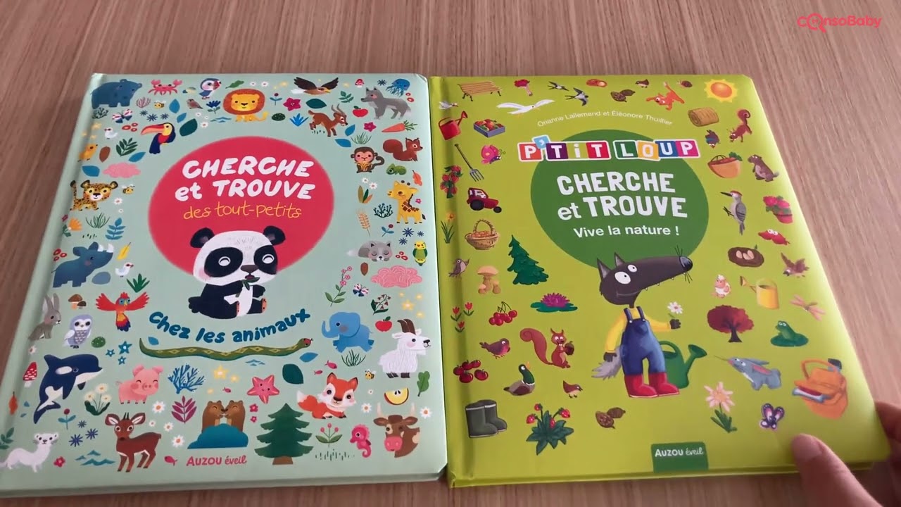 Avis vidéo Livre Cherche et trouve des tout-petits à  la ferme EDITIONS AUZOU