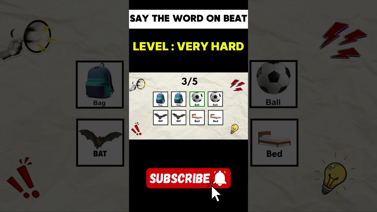 Say The Word On Beat Challenge 🎧 | Comment Your Score!