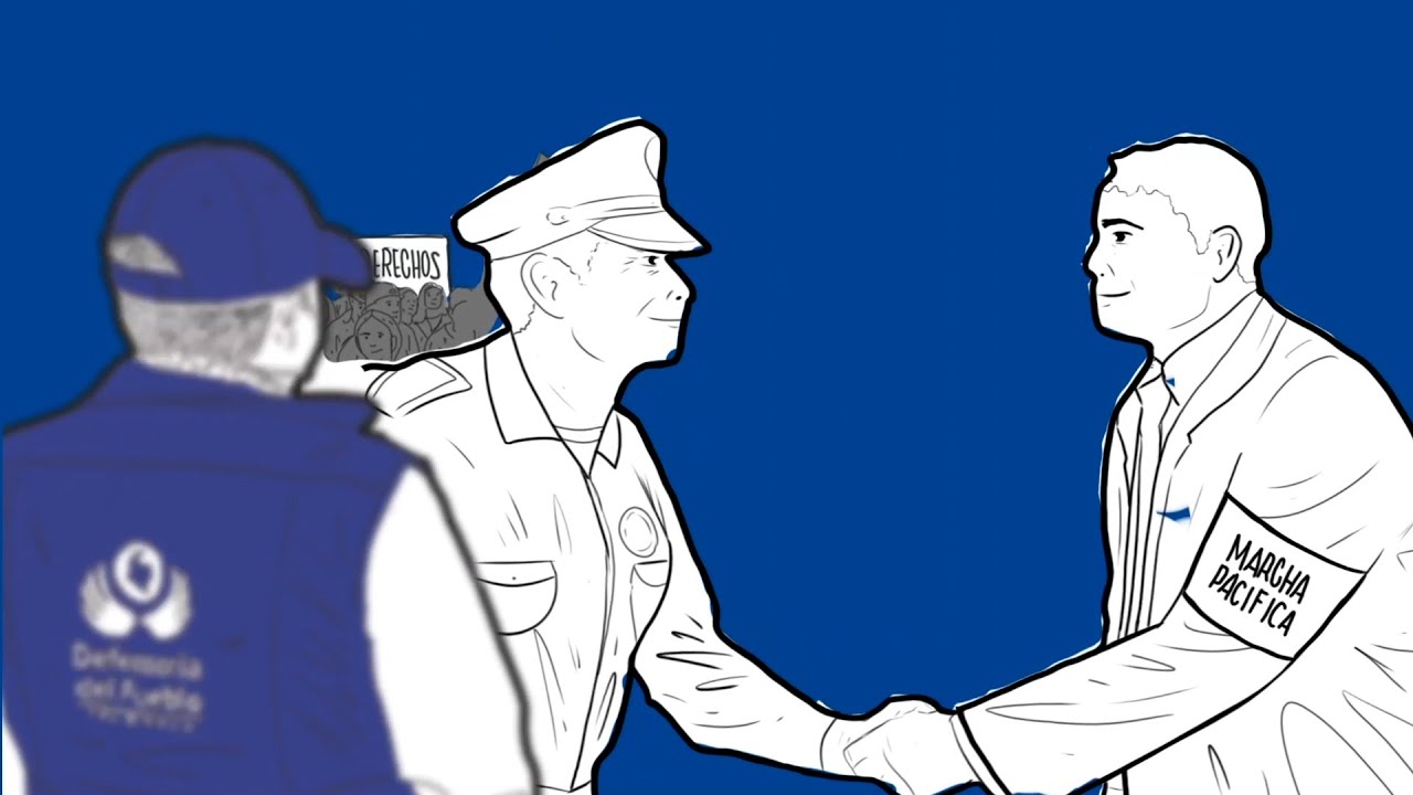 Rutas legales en el marco de la protesta pac&iacute;fica. #ManifestarseEs #NosUnenTusDerechos