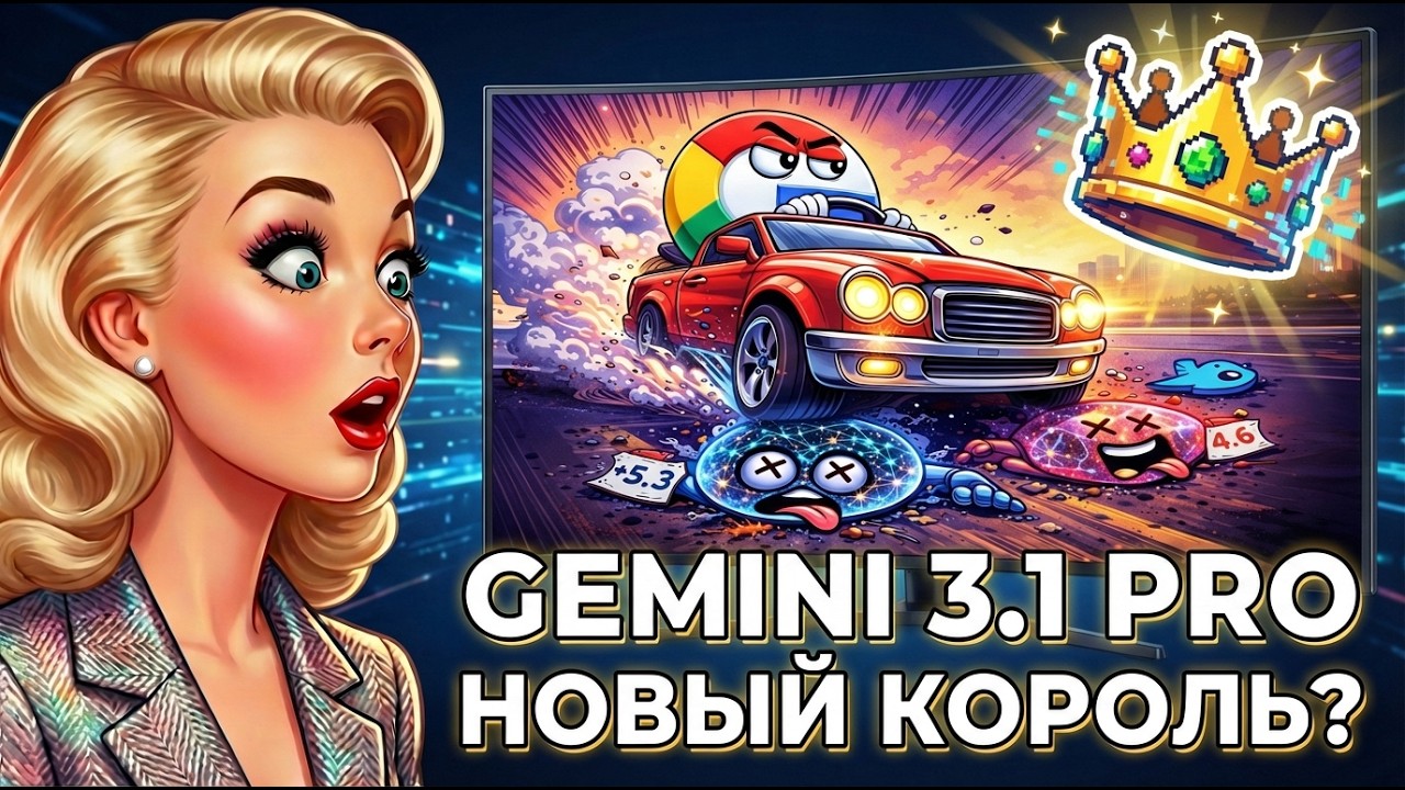 GEMINI 3.1 PRO УБИЛ GPT? Google ПСИХАНУЛ и разнес конкурентов!