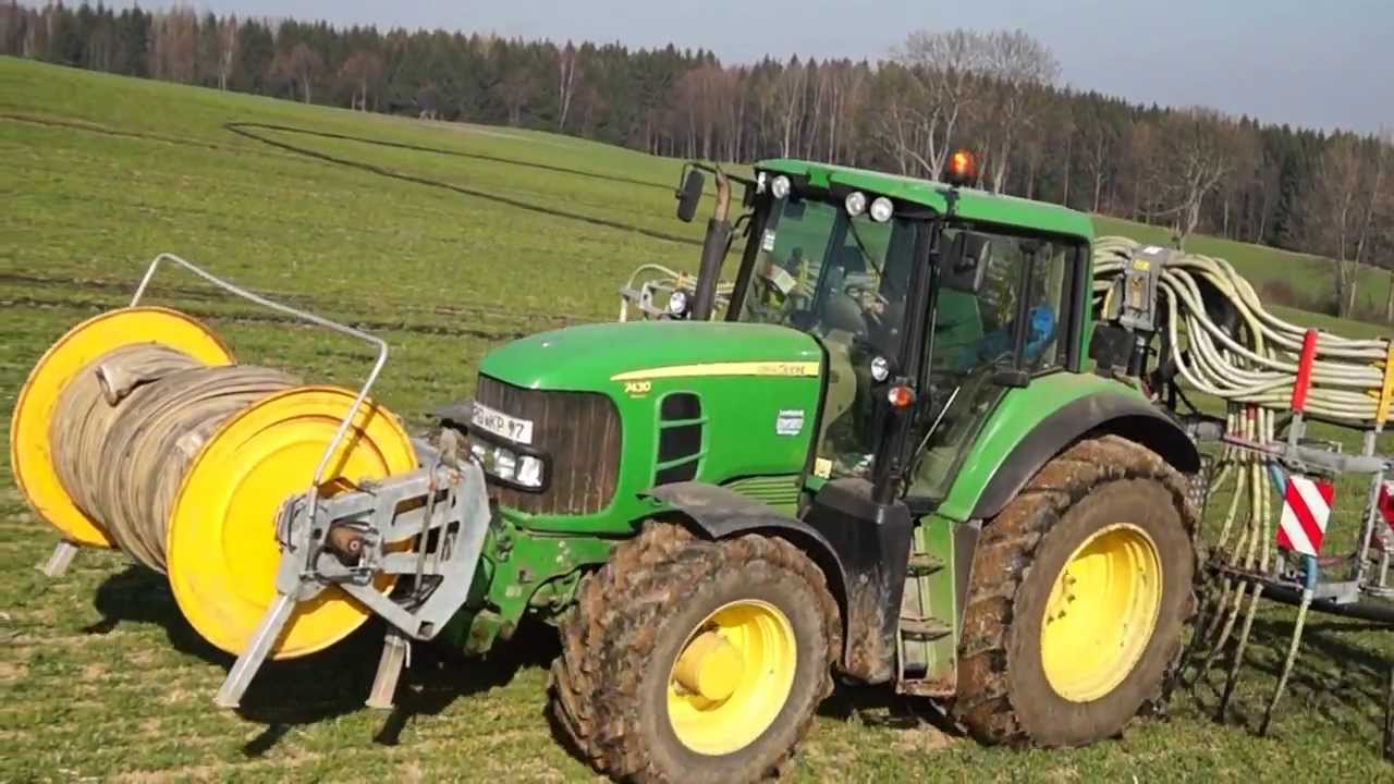 Gülle ausbringen, Verschlauchung