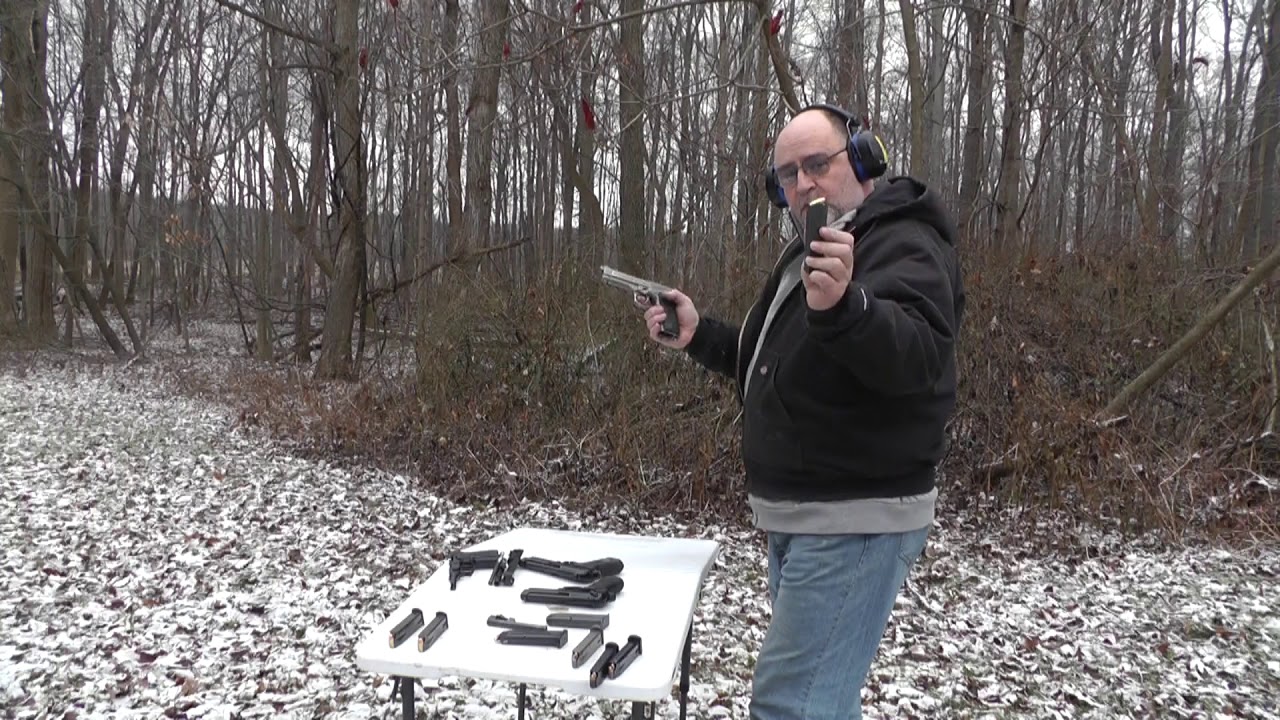 Shooting Berretta 96 in 9mm   Cheap conversion
