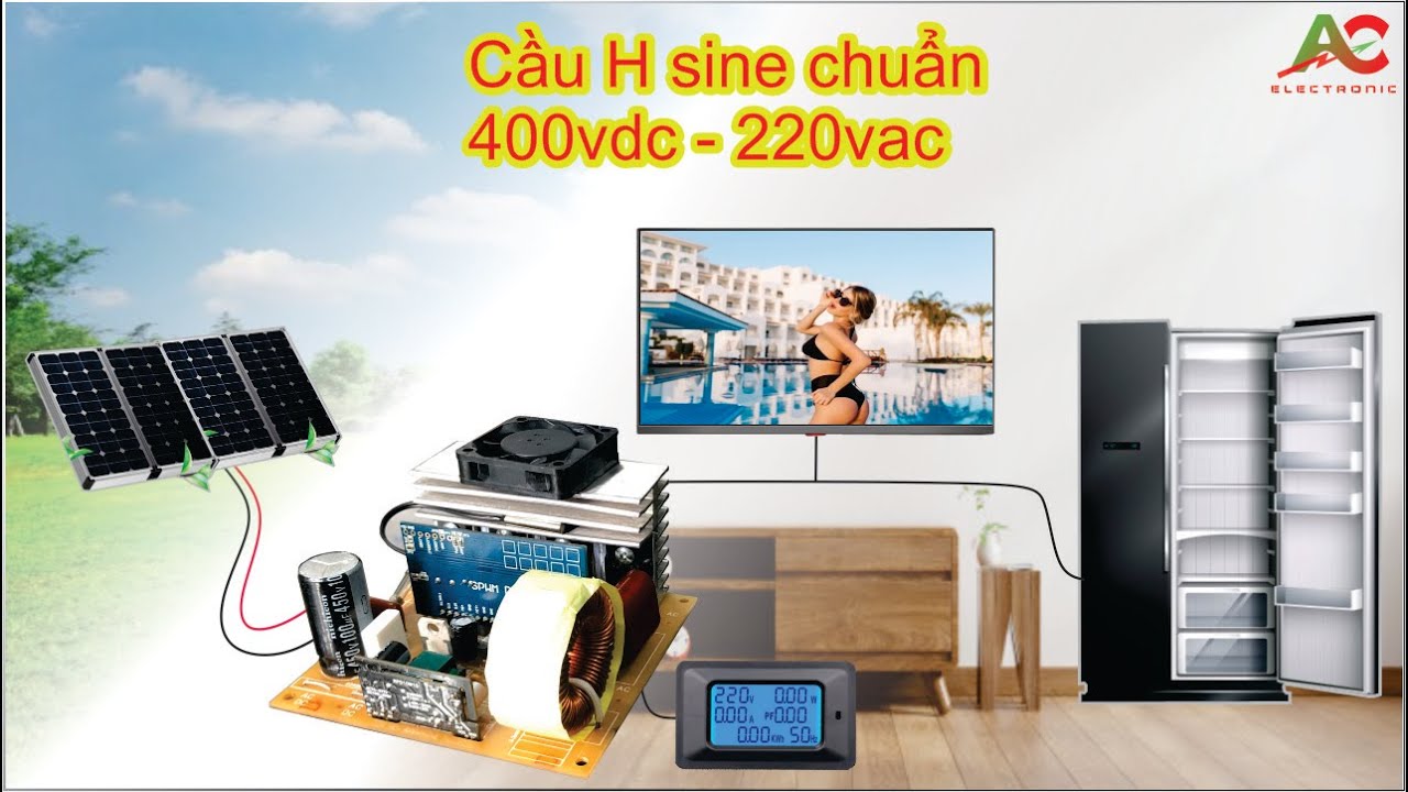 Hướng Dẫn Lắp Test Cầu H Chuyển Đổi Sóng Sine Cực Đơn Giản Ai Cũng Làm Được