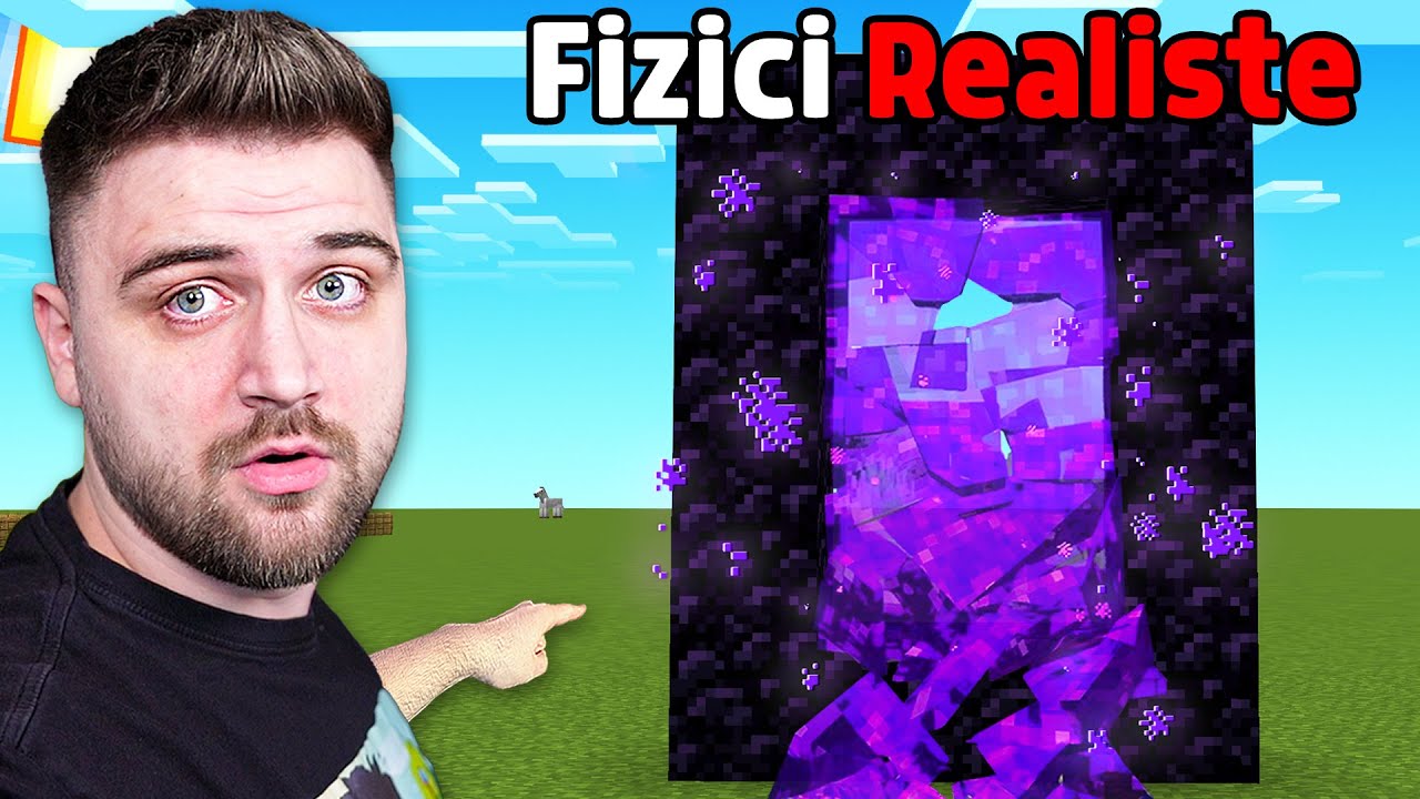 Fizici ILEGALE REALISTE pe Minecraft...
