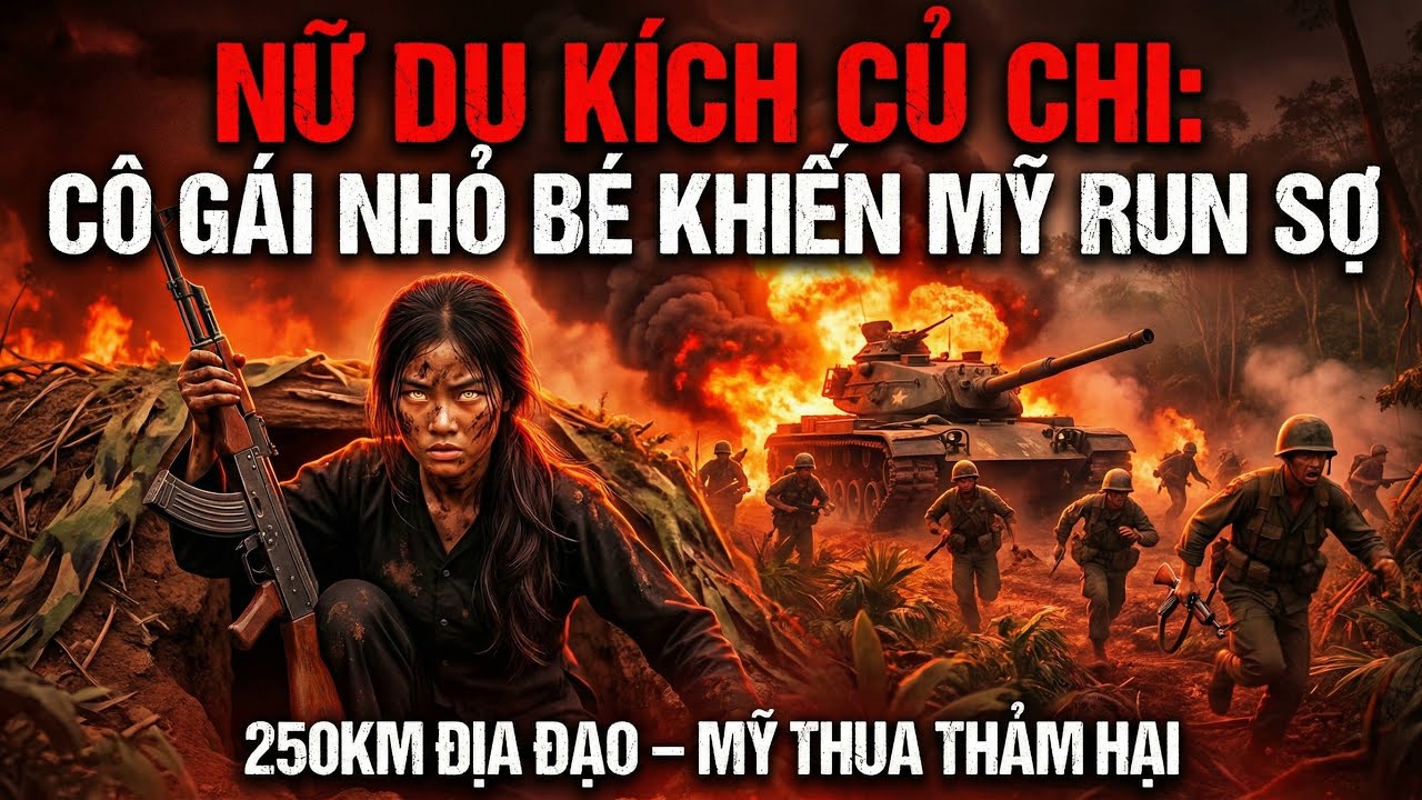 Nữ Du Kích Củ Chi: Cô Gái Nhỏ Bé Dưới Lòng Đất Khiến Mỹ Run Sợ 15 Năm!