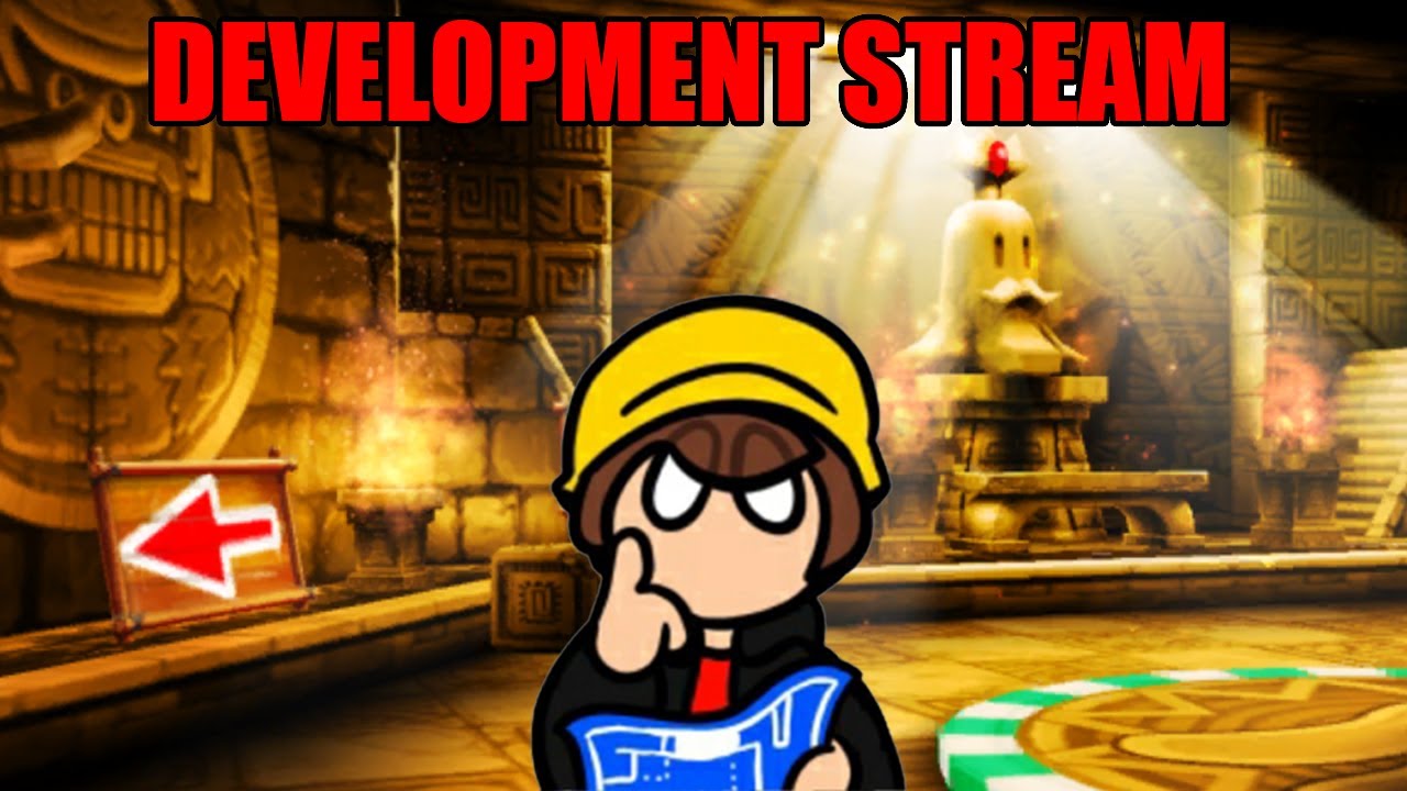 Texturing Banana Ruins For Mario Kart DS Development Stream!