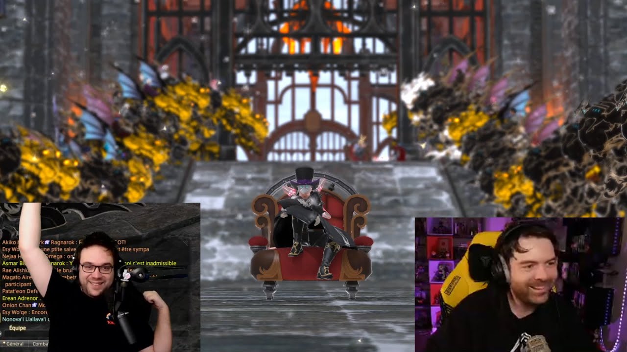 Antoine crée une haie d'honneur légendaire pour accueillir JDG sur FFXIV