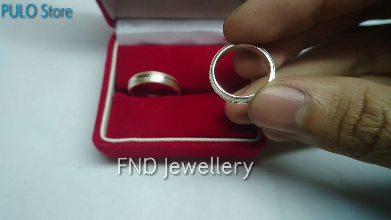 Cincin Couple perak Cc0030