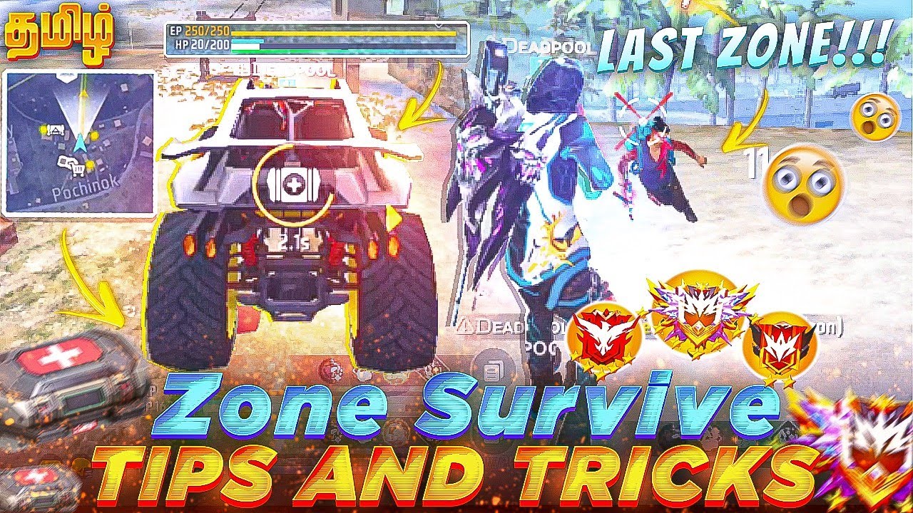 Br rank push Zone survive tips and tricks tamil|solo master push new season tips and tricks tamil|