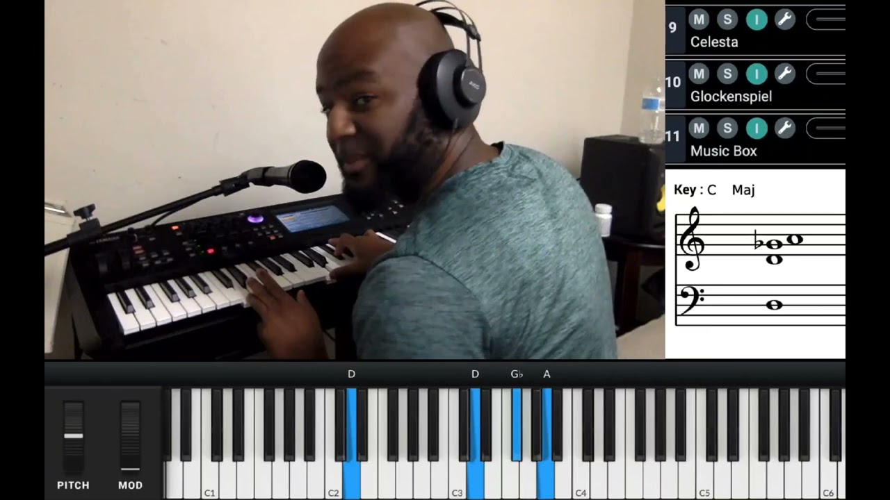Klass Mizik - Lanmou N Kidnape Kompa Keyboard Lesson