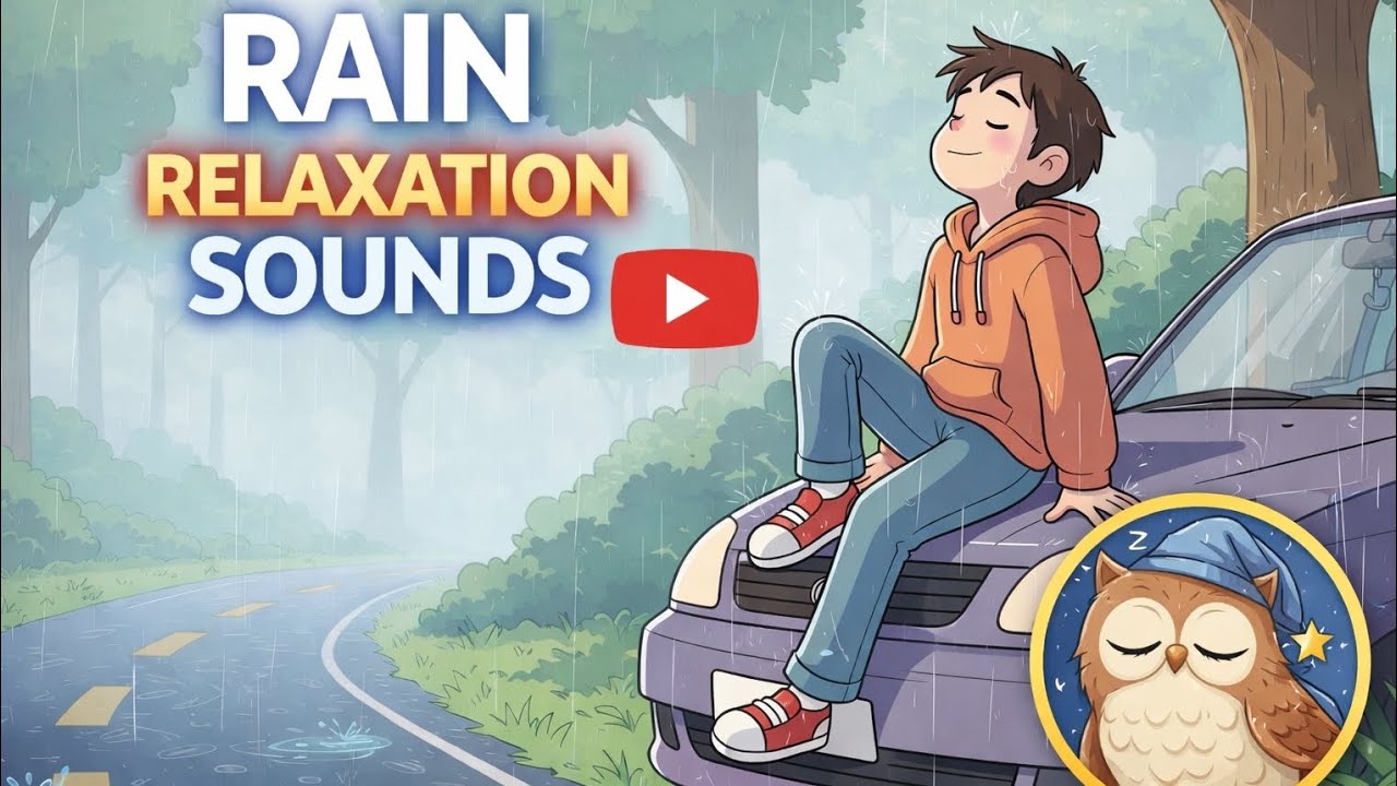 Peaceful Rain Day Animation 🌧️ Relaxing Rain Ambience for Sleep, Study & Calm Mind