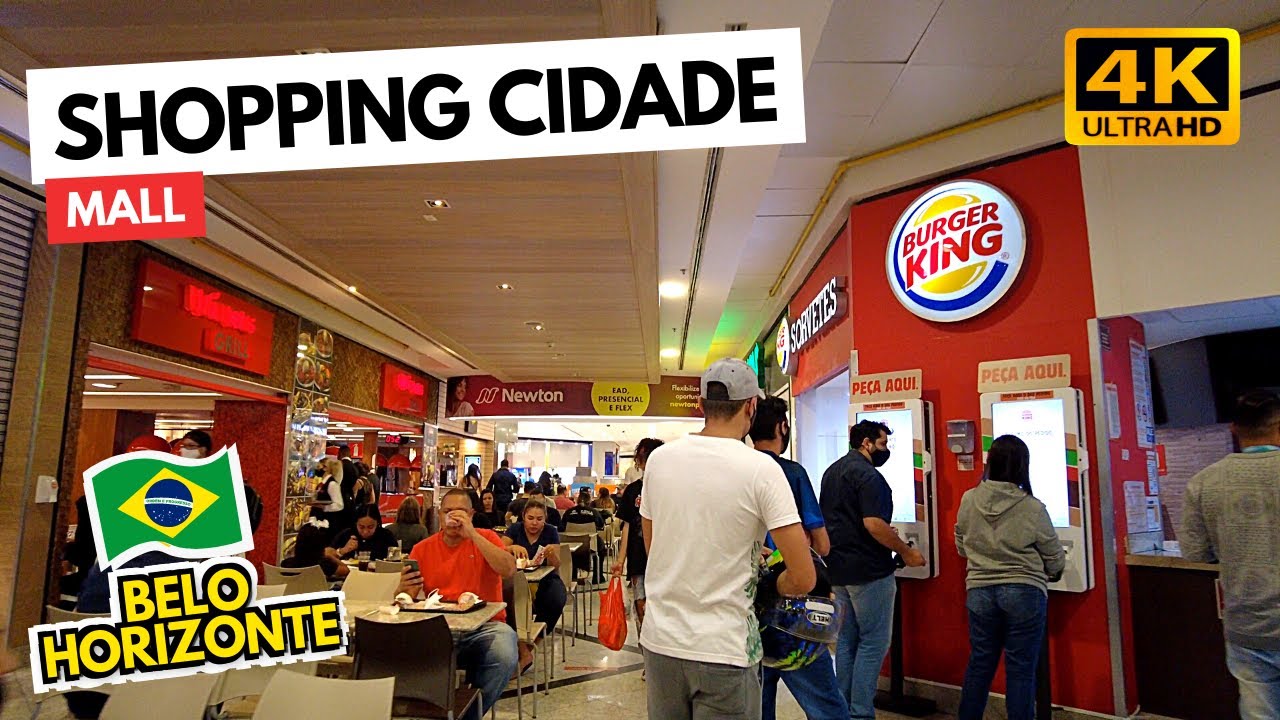 Andando no Shopping Cidade - Belo Horizonte, Brasil・[4K] 2021