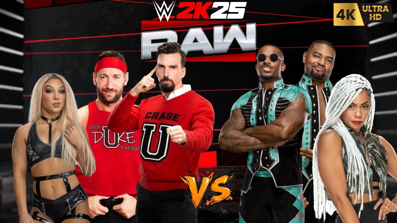 WWE 2K25 - Chase U vs  Street Profits || WWE RAW Tag Team Match || PC™ Gameplay [4K60]