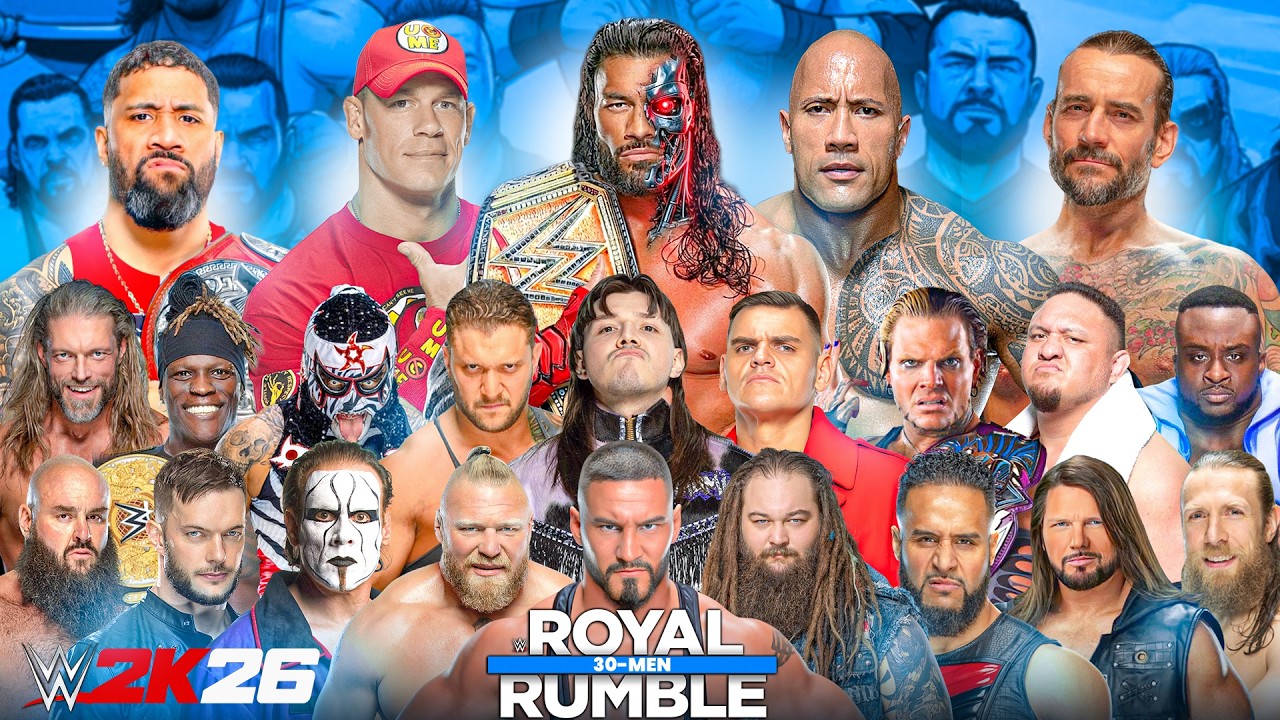 WWE 2K26 Royal Rumble FIRST LOOK! 30 Man Match Madness!