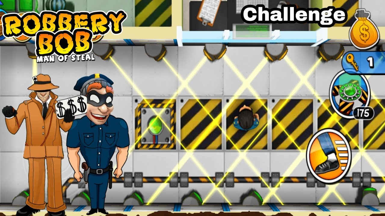 Robbery Bob #40 Use Two Super Thieves - Challenge