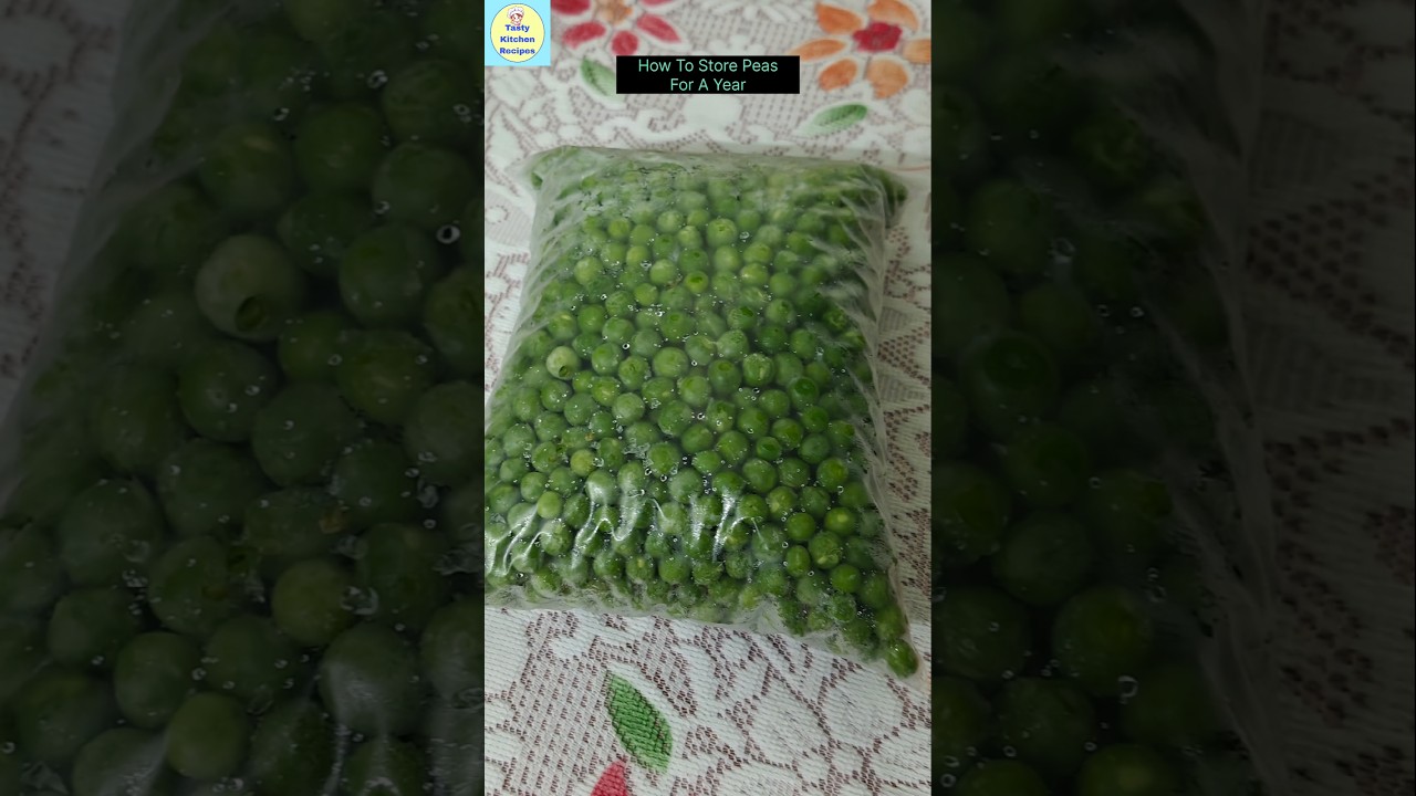 Matar Ko 12 mahine tak store Kaise Kare🔥| Storing Green Peas | Cold Storage Method #youtubeviral #yt