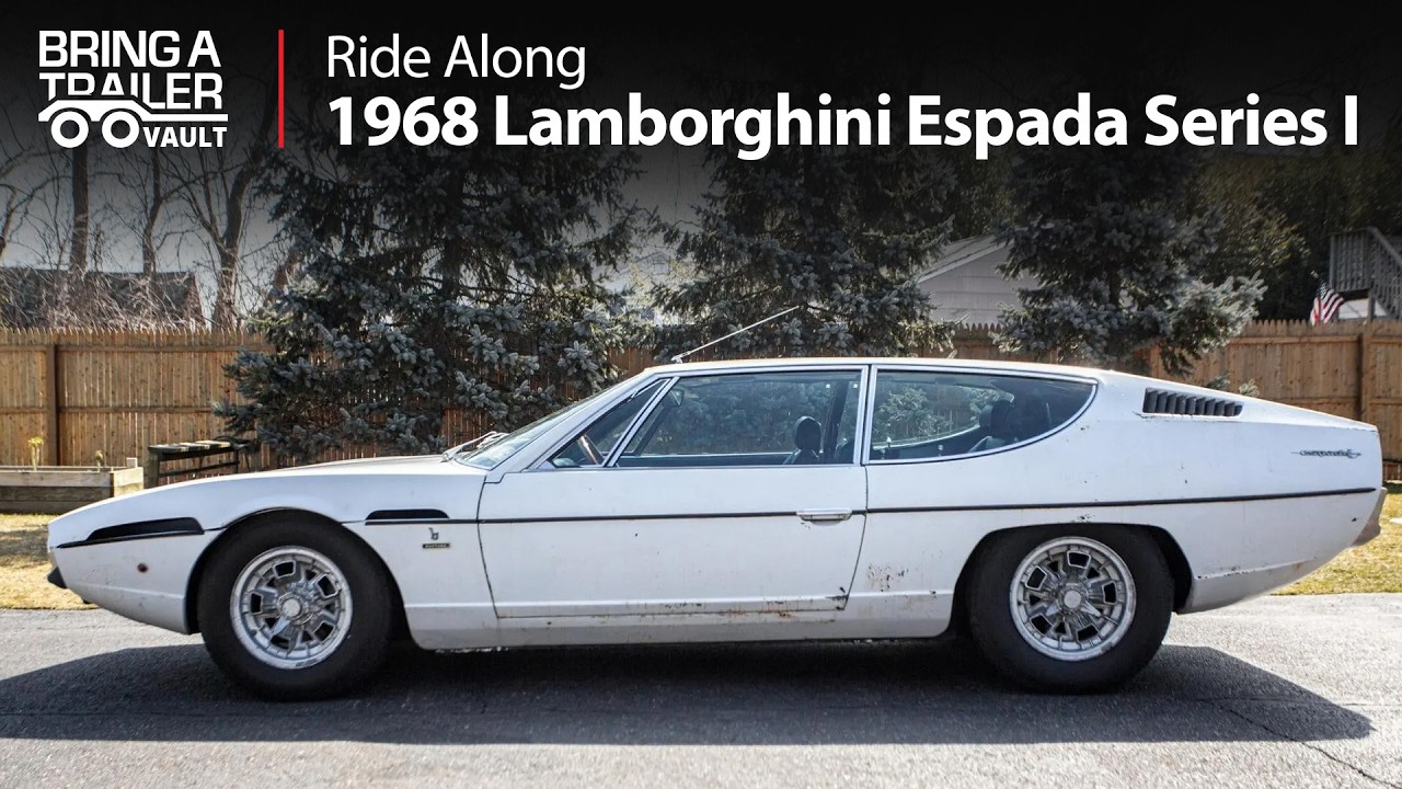 1968 Lamborghini Espada Series I Startup and Ride Along | Bring a Trailer