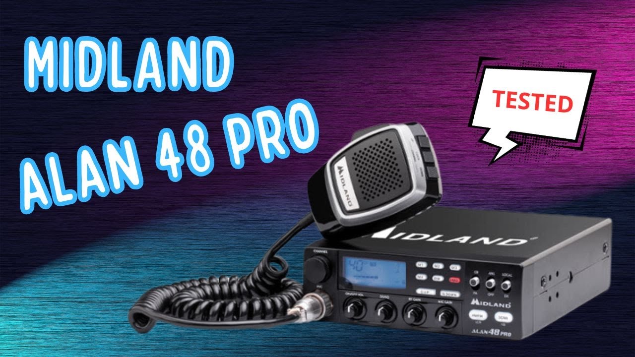 MIDLAND Alan 48 PRO - Unboxing, power & sensitivity test