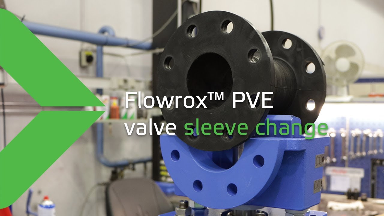 Flowrox™ PVE valve sleeve change maintenance video