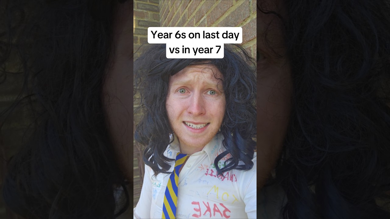 Year 6s On Last Day Vs In Year 7