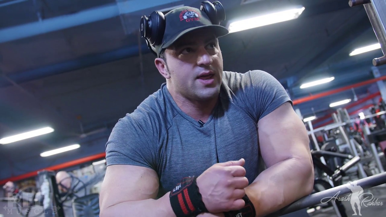 Classic Physique Pro Arash Rahbar Arm Day - 15 weeks out of Olympia