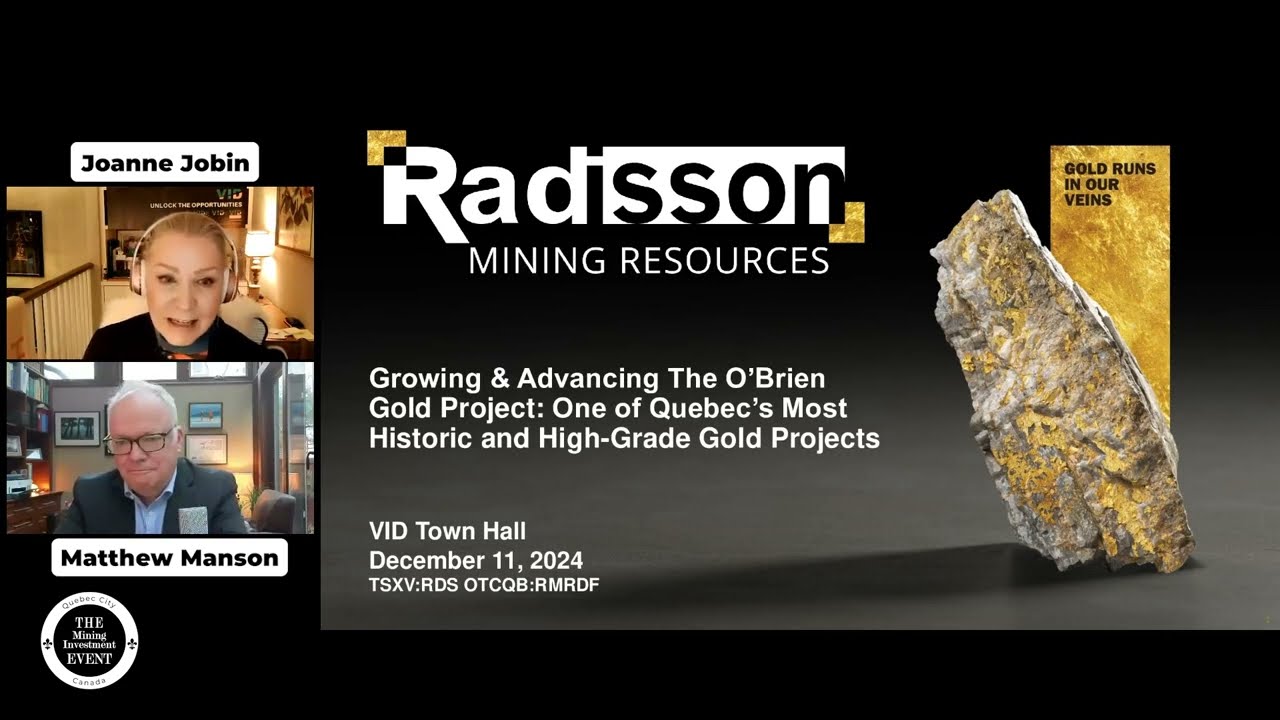 Growing & Advancing the O'Brien Gold Project: Quebec’s Historic High-Grade Gold Asset