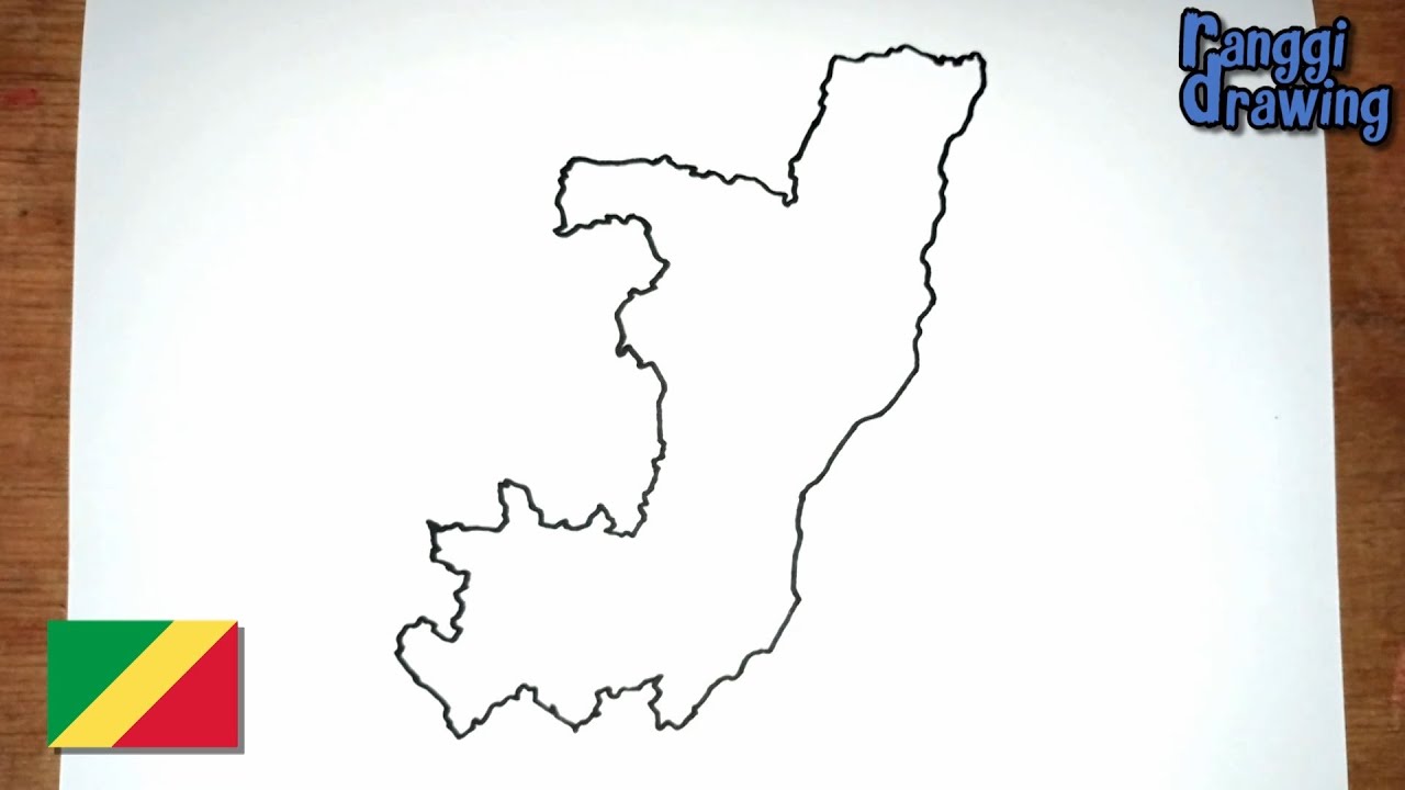 How to Draw Map of Republic of the Congo