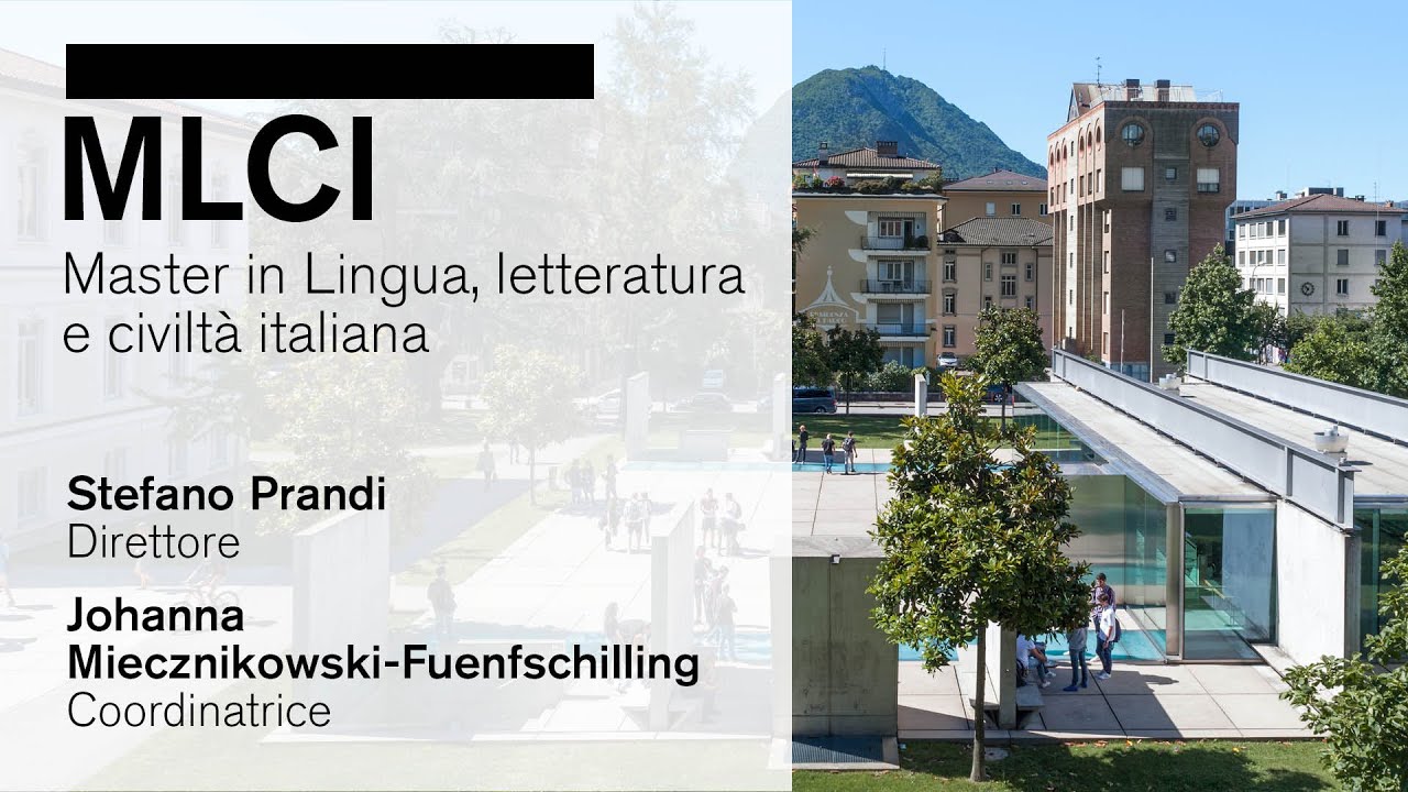 Master in Lingua, letteratura e civiltà italiana - Online Info Week 2020
