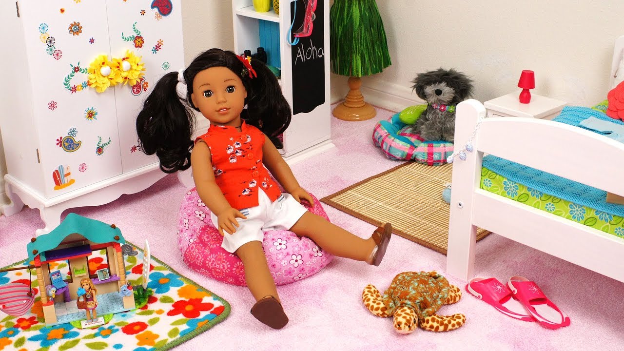 American Girl Doll Nanea Mitchell Room Setup