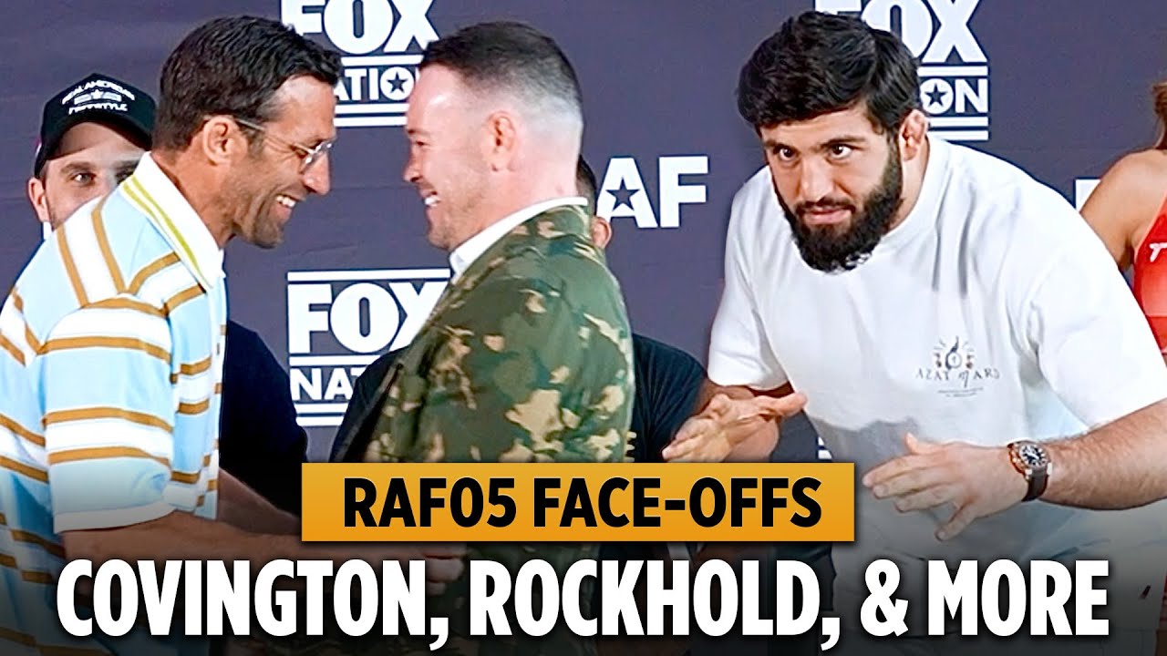 Arman Tsarukyan, Colby Covington, Luke Rockhold, Yoel Romero, Bo Nickal, & MORE Face-Off | RAF05