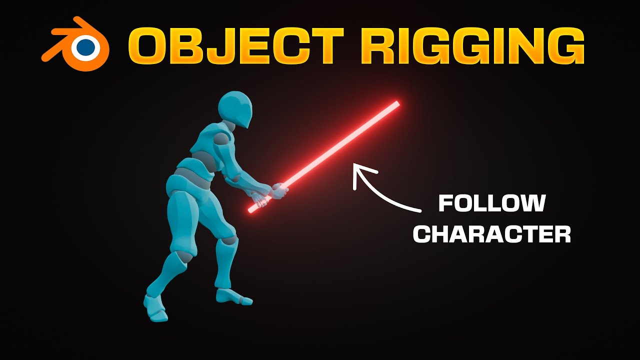 Cómo Atar Objetos a un Personaje Animado en Blender 5.0