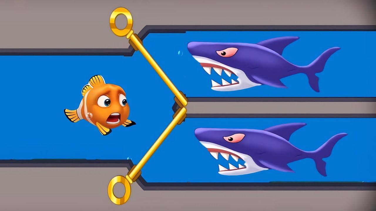 Save the Fish Game | Pull The Pin | Best Mobile Puzzle | iOS Android Gameplay Walkthrough |Part 123