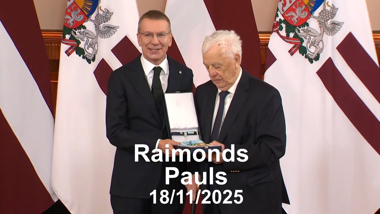 Maestro Raimondam Paulam piešķir Triju zvaigžņu ordeņa augstāko – pirmo šķiru
