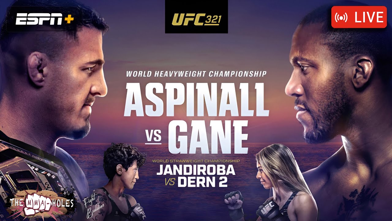 🔴UFC 321: ASPINALL x GANE + JANDIROBA x DERN | LIVE STREAM