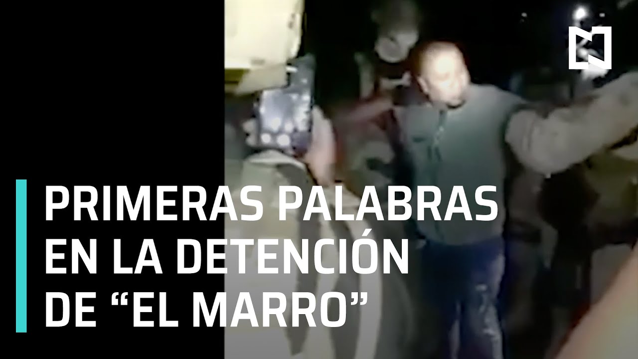 Momento de la detención de 