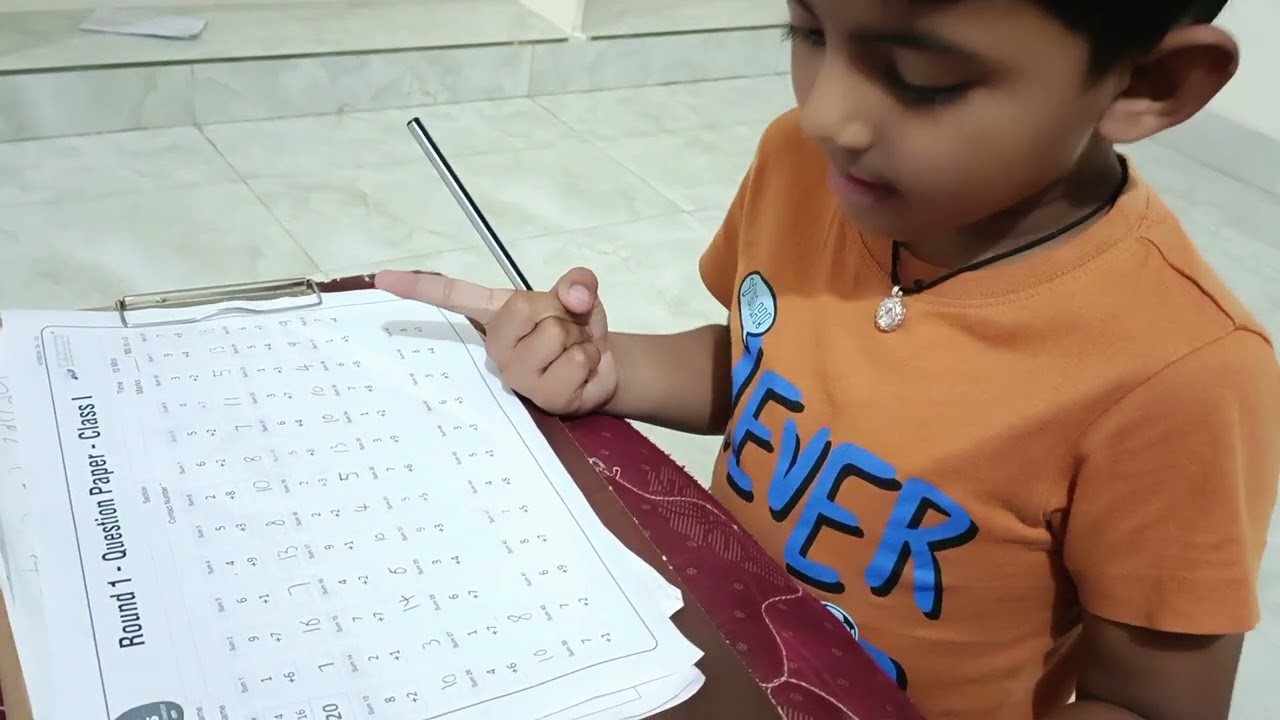 SIP Arithmetic Genius Round 1- sample paper at JGS 👍🤷🙏