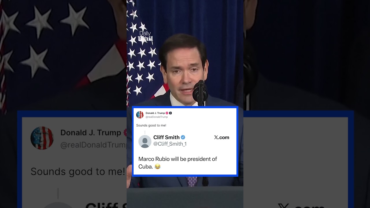 Trump endorses Marco Rubio as Cuba's next president